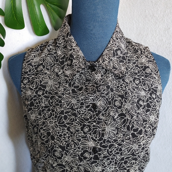 Geoffrey Beene Sport Floral Sleeveless Top - Picture 3 of 5
